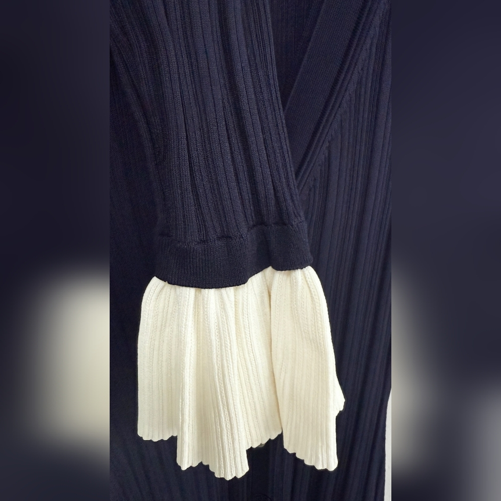 Sandro Two Tone Knit Maxi Dress - Picture 13 of 15